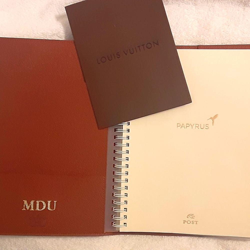 LOUIS VUITTON MONOGRAM PLANNER/NOTEBOOK COVER